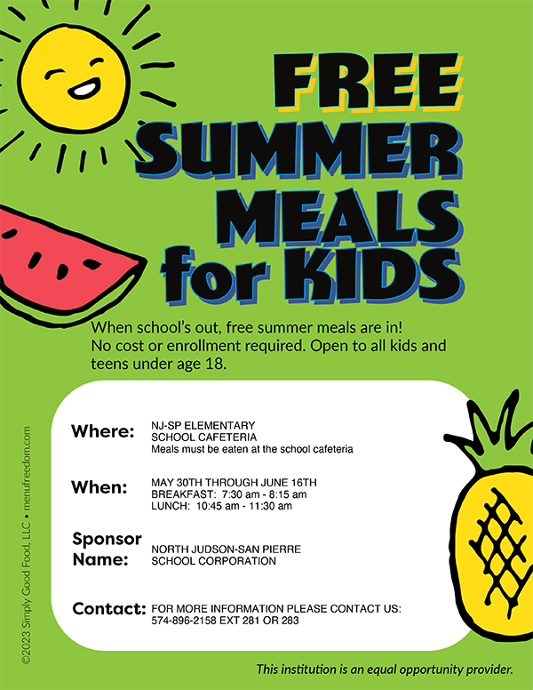 Summer Meals Flyer